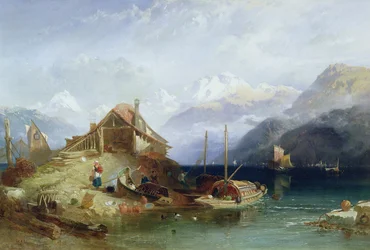 Lac de Thoune, 1852